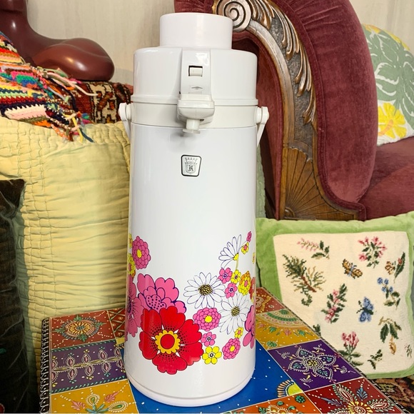 70s Mod Floral Air Pot - Picture 2 of 15